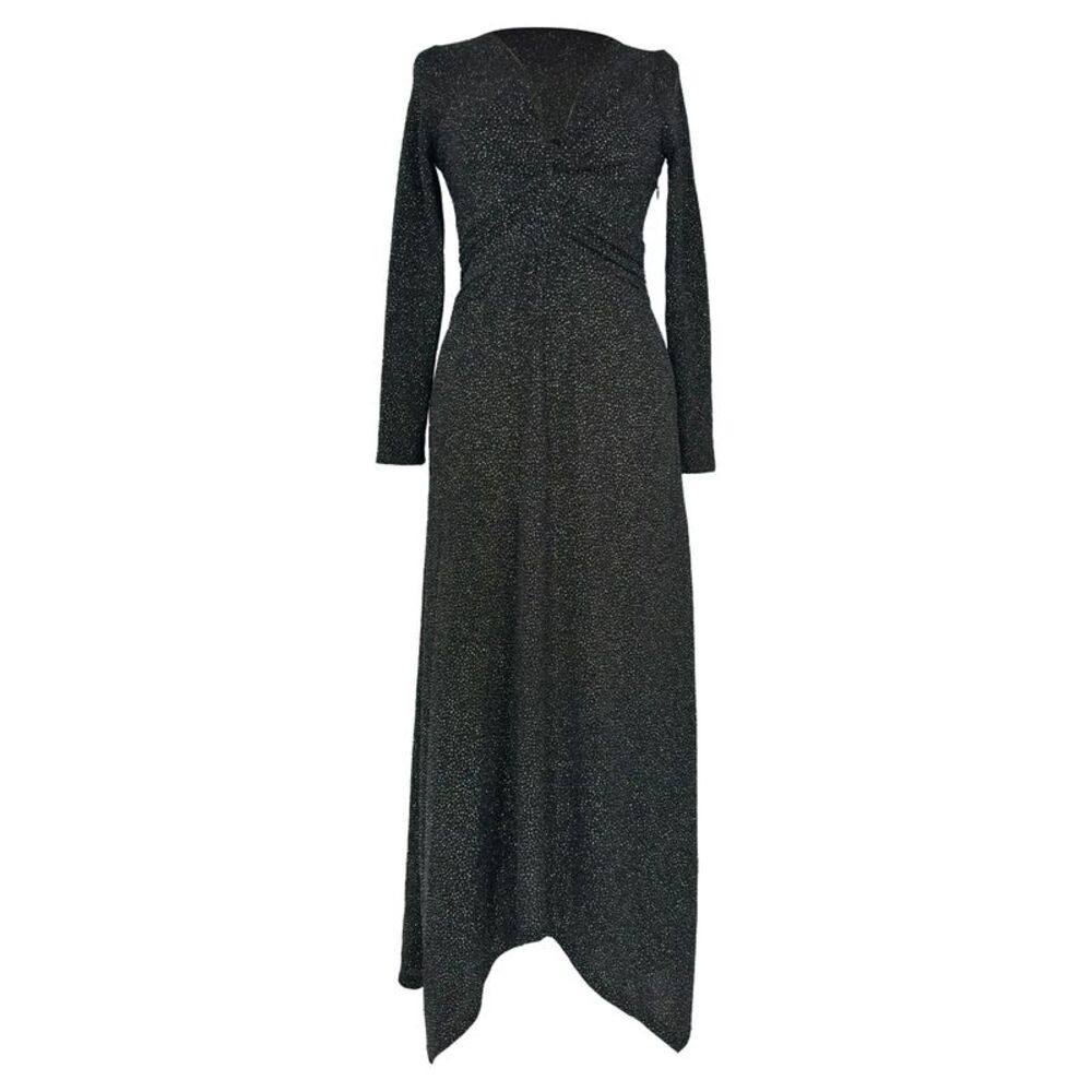 Ba&sh Brady Midi Dress in Black Polyamide